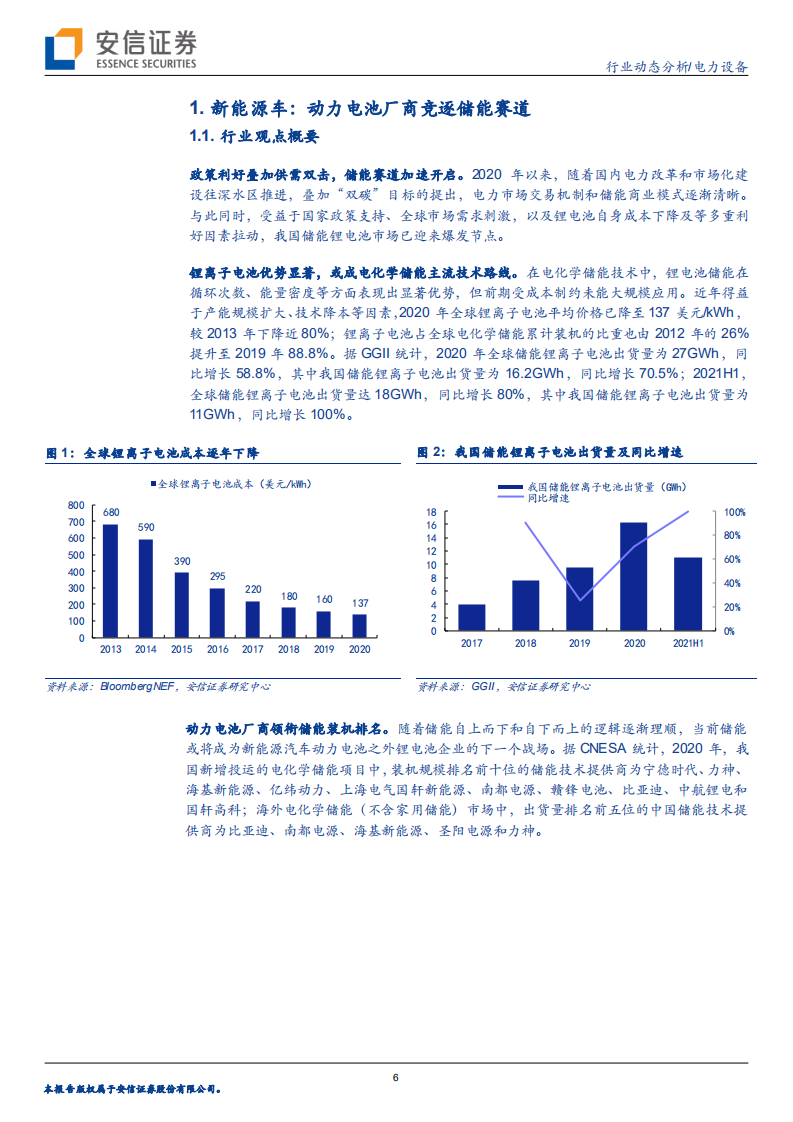 电力设备行业：电池厂商竞逐储能赛道，国内储能打出政策组合拳-210814.pdf 第6页