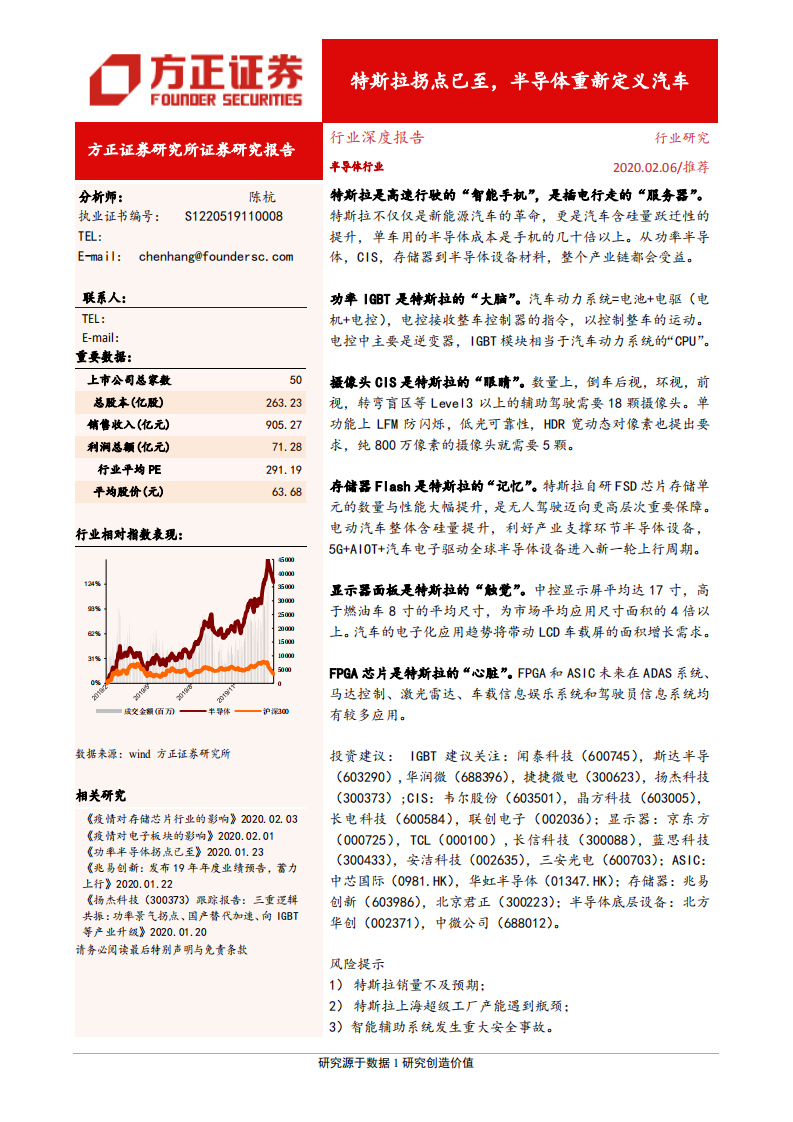 半导体行业深度报告：特斯拉拐点已至，半导体重新定义汽车-200206.pdf 第1页