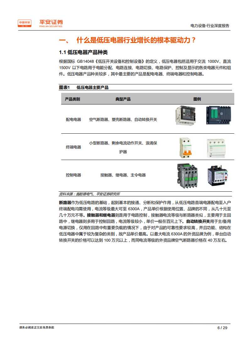 电力设备行业深度报告：低压电器：行业稳步增长，高端市场进口替代开启.pdf 第6页