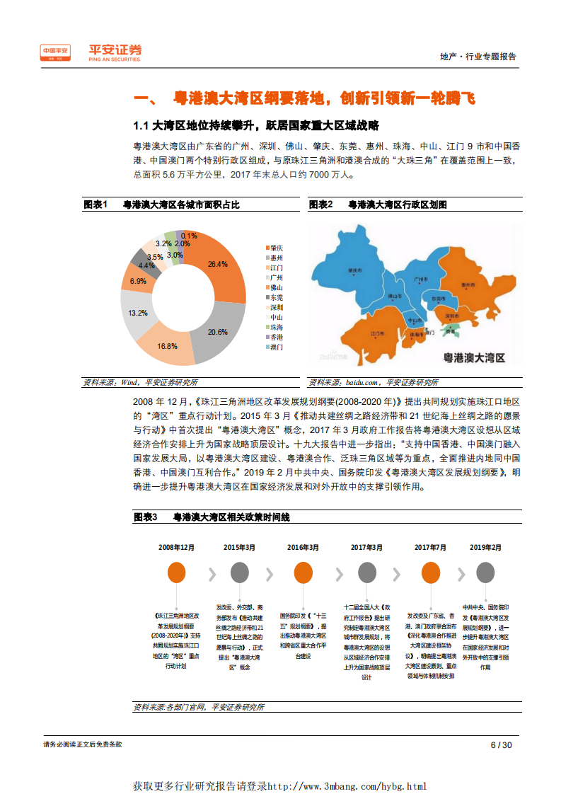 地产行业粤港澳大湾区专题报告：大湾区扬帆起航，区域发展迎新契机-190228.pdf 第6页