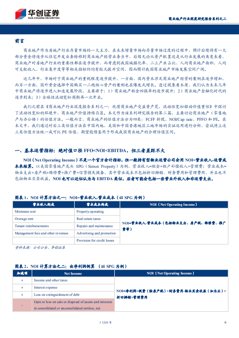 商业地产行业深度研究报告系列之二：商业地产迎机遇，存量经营估值优-191226.pdf 第6页