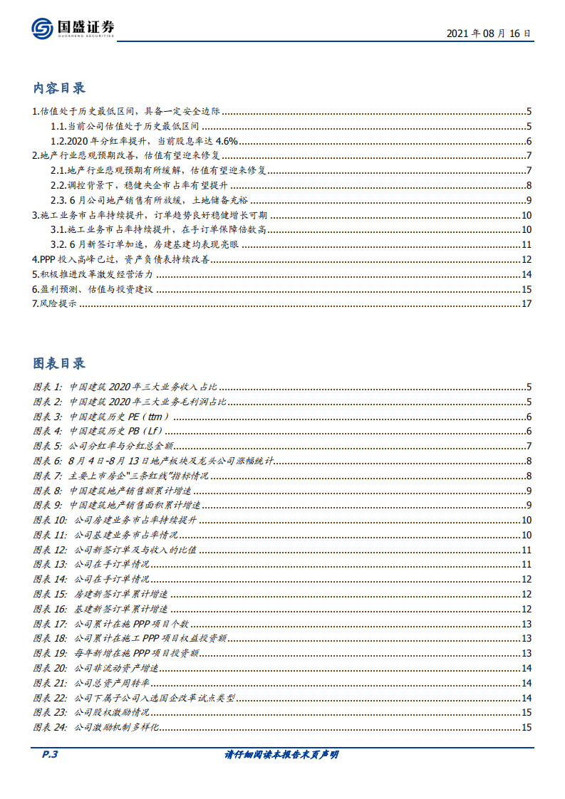 中国建筑-龙头超低估值性价比突显，地产预期改善估值有望修复-210816.pdf 第3页