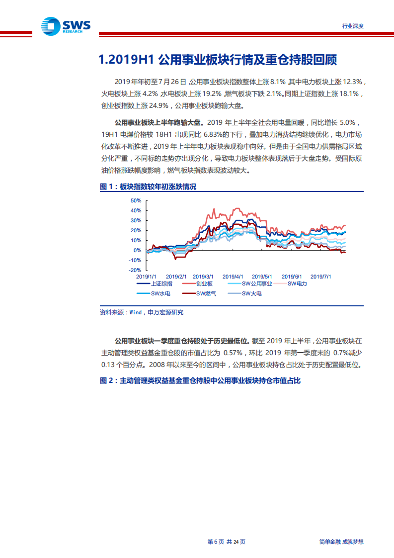 电力行业2019年上半年电力数据及行业政策解读：用电区域分化格局持续验证，聚焦核心优质资产-190730.pdf 第6页