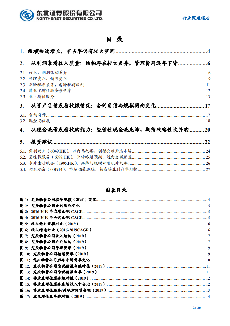 物业管理行业专题报告 （4）：以报表为鉴，觅行业龙头-200430.pdf 第2页