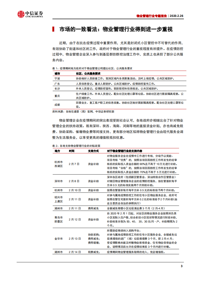 物业管理行业专题报告：纳入基层治理，推进市场化-200226.pdf 第4页