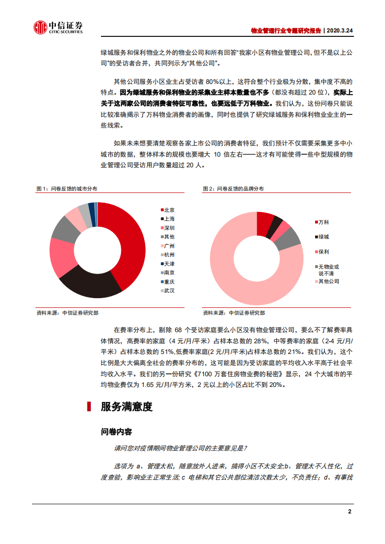 物业管理行业专题研究报告：问卷调查消费者评价-200324.pdf 第5页