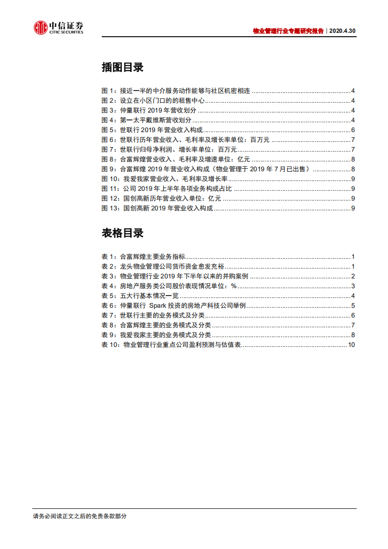 物业管理行业专题研究报告：物管公司可能透过外延扩张走向不动产管理服务市场-200430.pdf 第3页