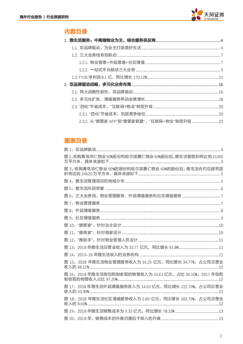 物业行业雅生活服务：双品牌护航成长，多元化助力升级-190801.pdf 第2页