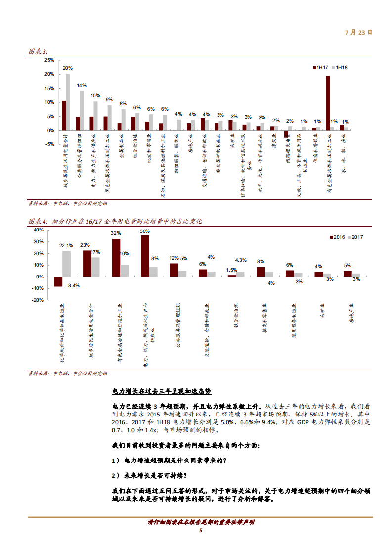 电力行业主题研究：论电力需求强劲增长可持续性之“五问五答”-180723.pdf 第5页
