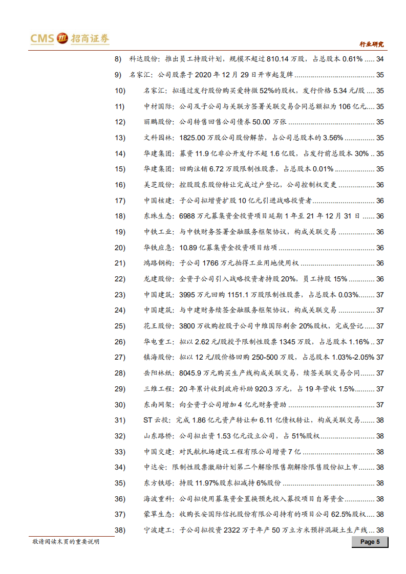 建材、建筑行业定期报告：传统建材库存去化明显，继续推荐消费建材龙头-20210103.pdf 第5页