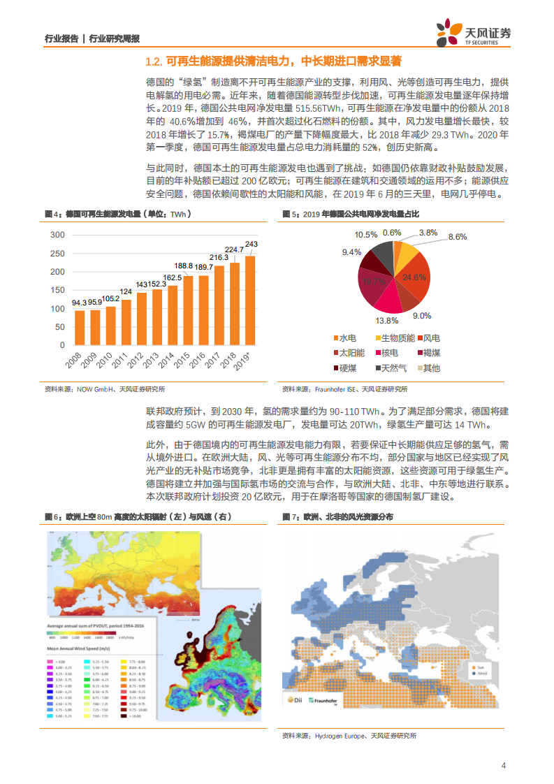 电气设备行业：德国发布国家氢能战略，布局氢能刺激经济复苏-200615.pdf 第4页