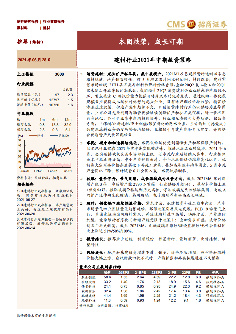 建材行业2021年中期投资策略：本固枝荣，成长可期.pdf 第1页