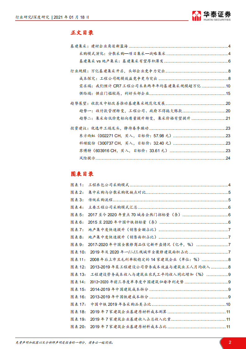 建材行业消费建材新机遇系列专题之一： 基建集采渐发力，静待新领域花开-210118.pdf 第2页