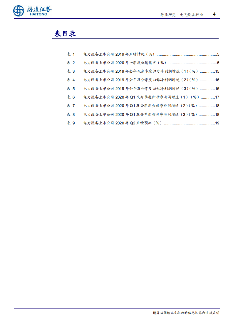 电气设备行业：特高压快速推进，工控核心标的一季度表现优异-200507.pdf 第4页