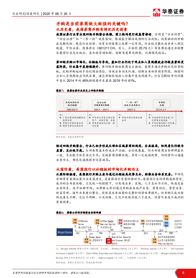 证券行业：论并购是否券商做大做强的关键，如何打造中国的航母级券商-20200826.pdf 第6页