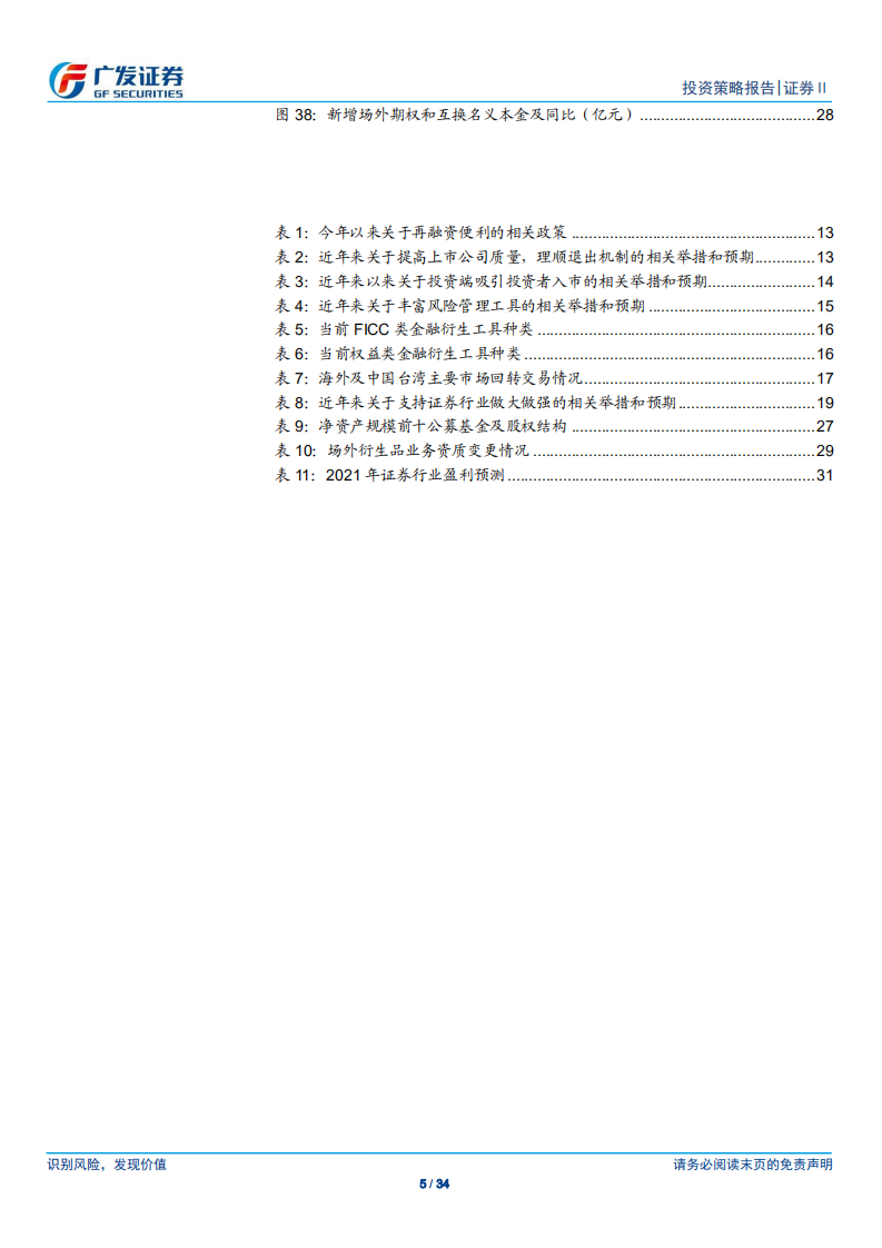 证券Ⅱ行业2021年投资策略：迎接大投行时代的政策红利-2020201211.pdf 第5页