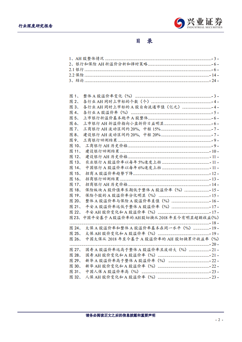 保险行业：金融板块AH股折溢价分析和择时策略-210331.pdf 第2页