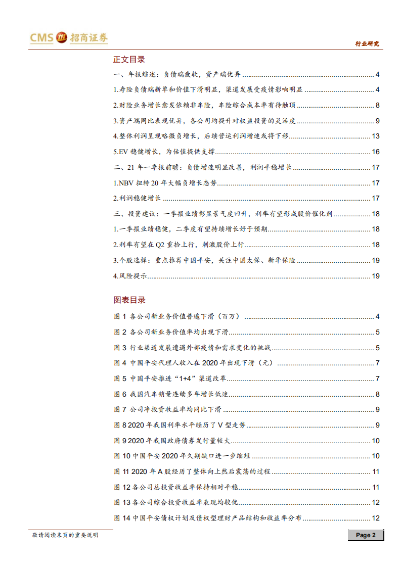 保险行业20年报综述及21年一季报前瞻：寿险缓慢好转，财险有待出清-210407.pdf 第2页