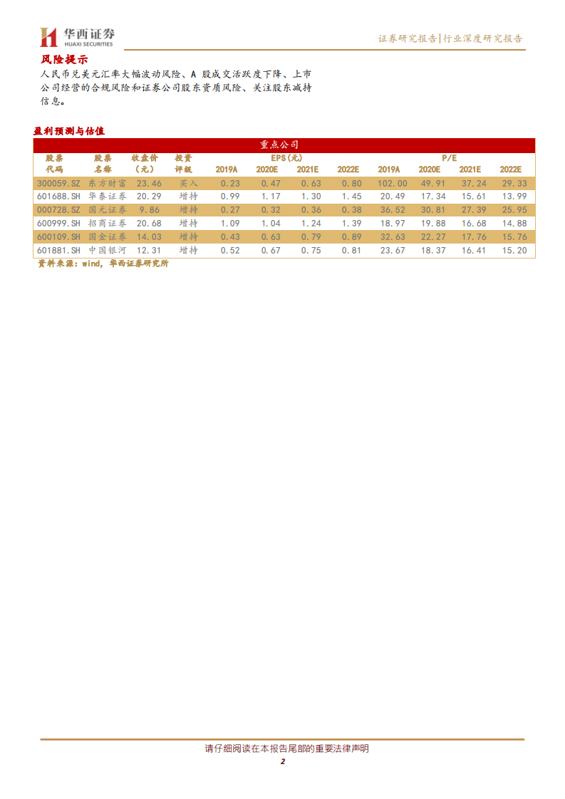 非银金融行业：非银行业中报回顾及最新投资策略，保险为盾，券商为矛，以守为攻-20200911.pdf 第2页