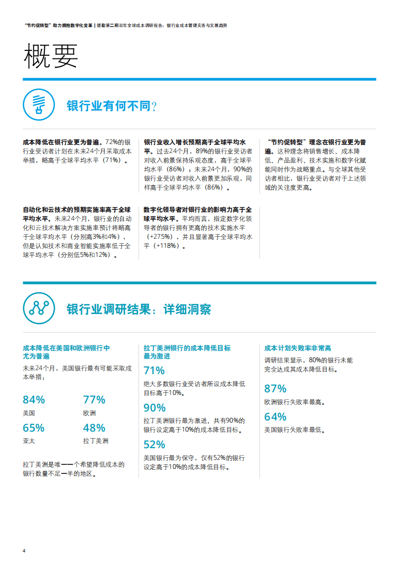 德勤：&ldquo;节约促转型&rdquo;助力拥抱数字化变革：银行业成本管理实务与发展趋势.pdf 第4页