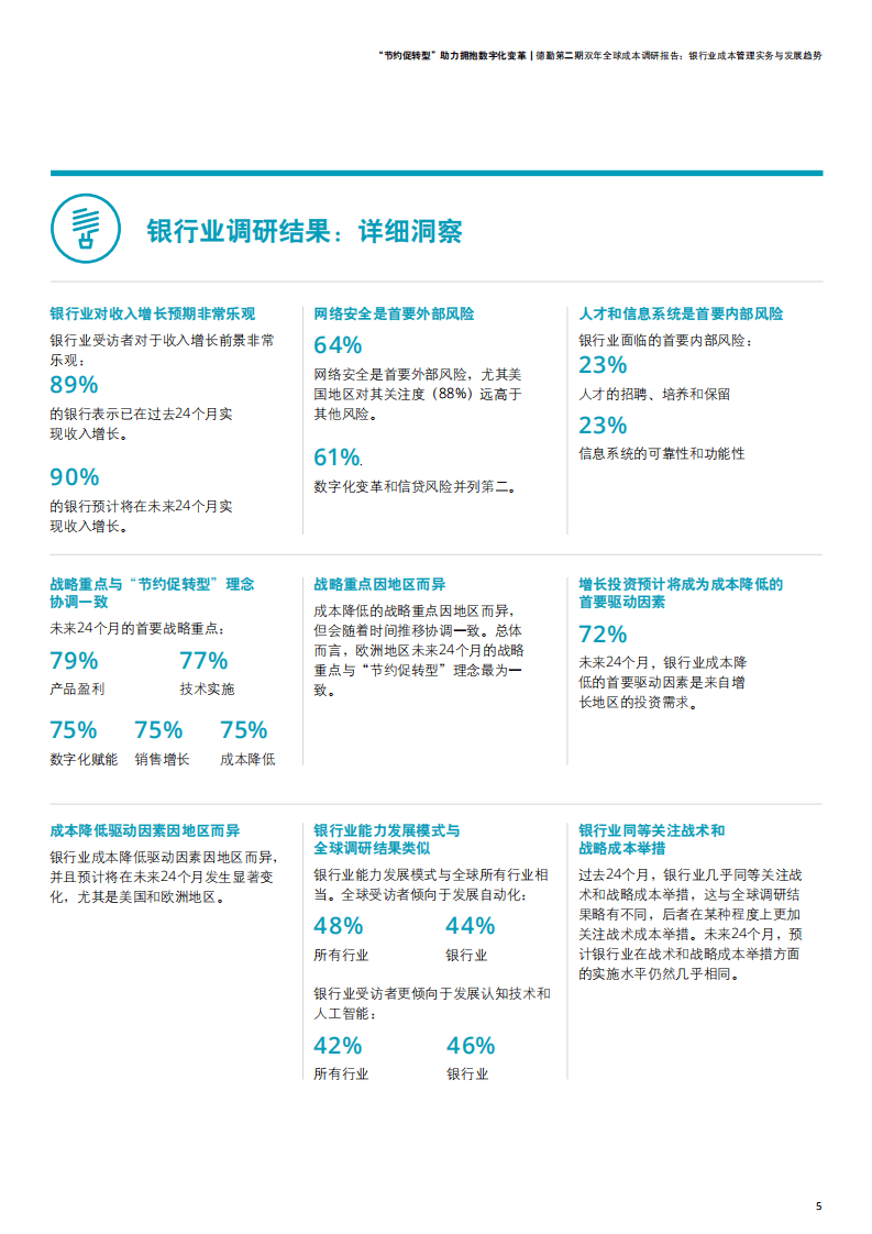 德勤：&ldquo;节约促转型&rdquo;助力拥抱数字化变革：银行业成本管理实务与发展趋势.pdf 第5页