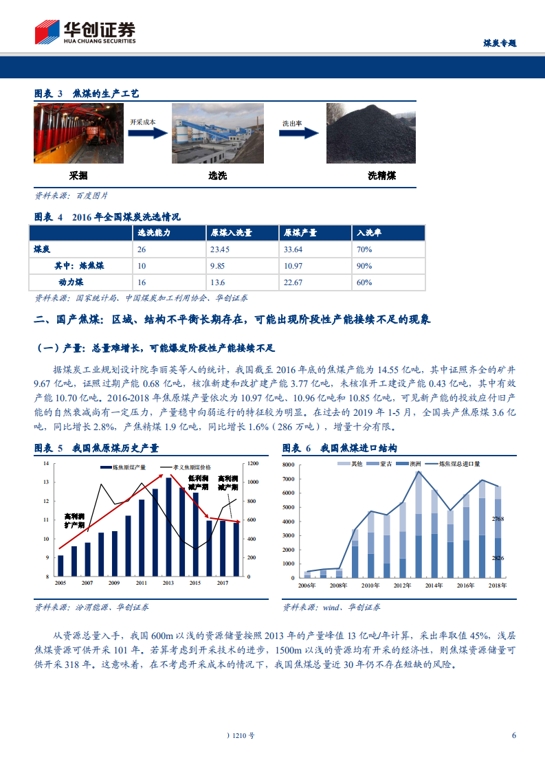 采掘行业煤炭专题：焦煤供给增量在海外，企业区分度以区域和历史负担为中心-190906.pdf 第6页