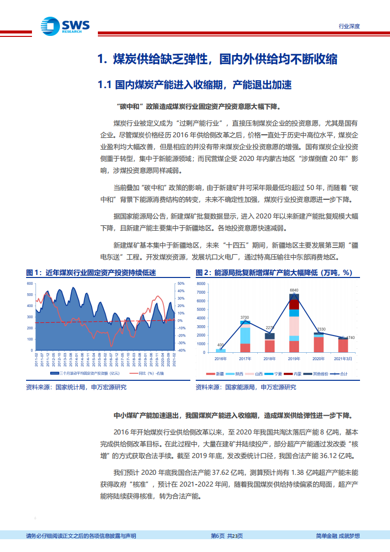 煤炭开采行业&ldquo;碳中和&rdquo;下的煤炭行业发展趋势及机会展望：煤炭行业最后的&ldquo;暴利时代&rdquo;，煤企蓄势&ldquo;涅槃重生&rdquo;-210421.pdf 第6页