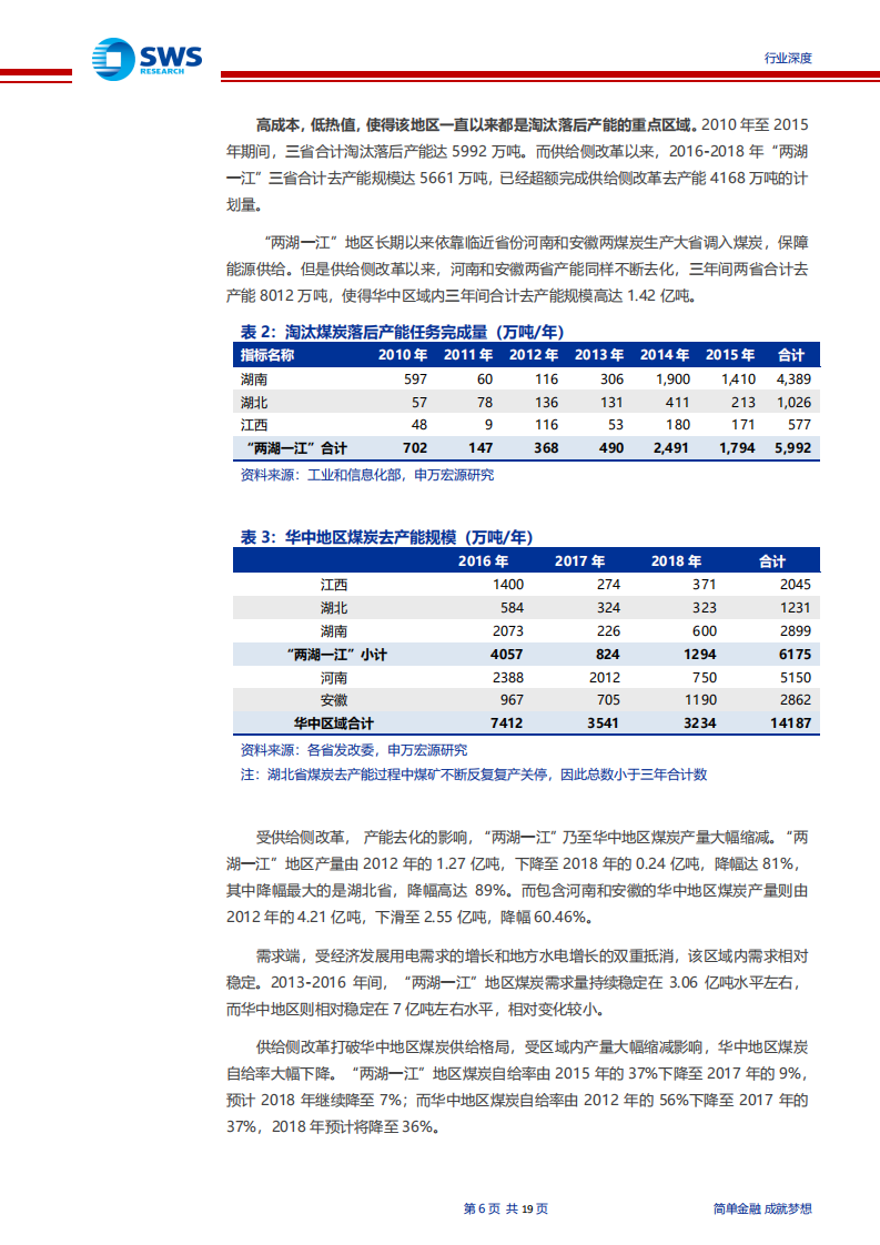 煤炭行业浩吉铁路专题深度报告：浩吉铁路，中部地区能源大动脉-190925.pdf 第6页