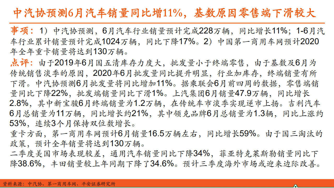 汽车和汽车零部件行业：汽车产业洞察-20200708.pdf 第3页