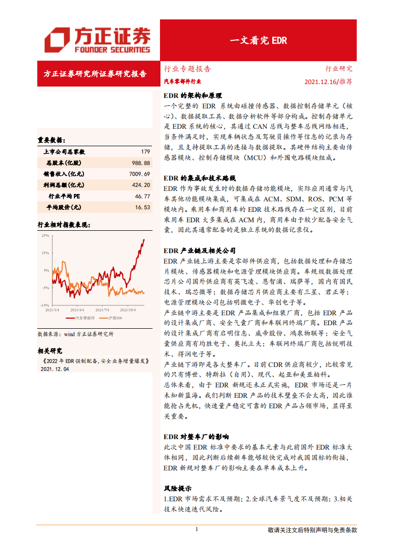 汽车零部件行业专题报告：一文看完EDR-211216.pdf 第1页
