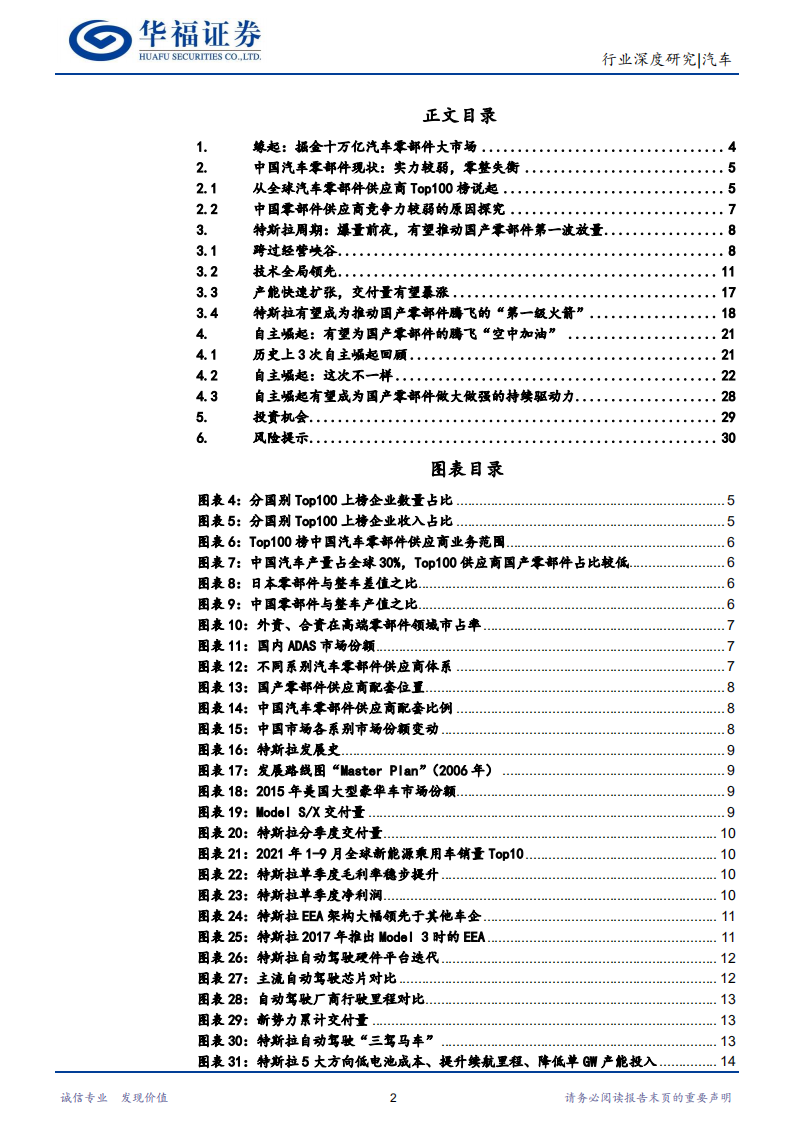 汽车行业掘金十万亿汽车零部件大市场（一）：特斯拉周期和自主崛起双轮驱动，国产零部件迎来发展的黄金时代-20211206.pdf 第2页