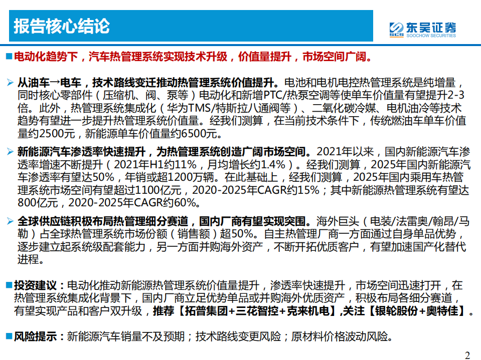 汽车与零部件行业热管理投资机会剖析：优质零部件赛道-210806.pdf 第2页