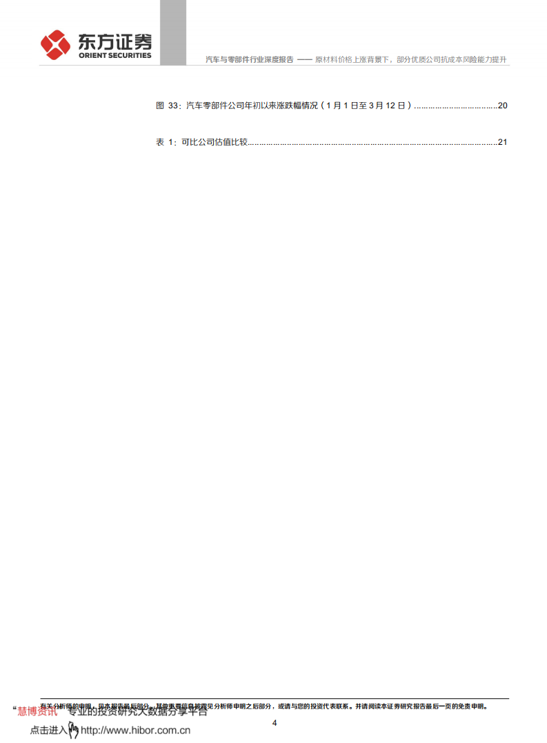 汽车与零部件行业原材料成本对零部件行业盈利影响分析之一：原材料价格上涨背景下，部分优质公司抗成本风险能力提升-210314.pdf 第4页