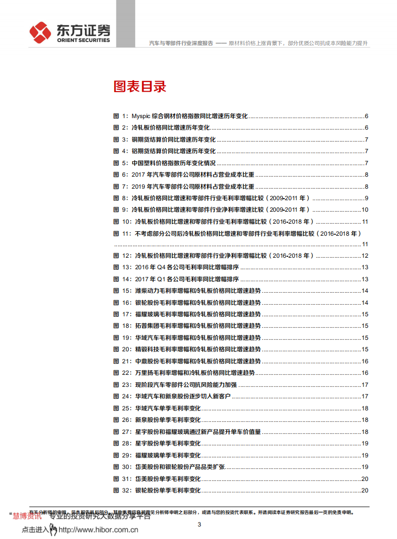 汽车与零部件行业原材料成本对零部件行业盈利影响分析之一：原材料价格上涨背景下，部分优质公司抗成本风险能力提升-210314.pdf 第3页