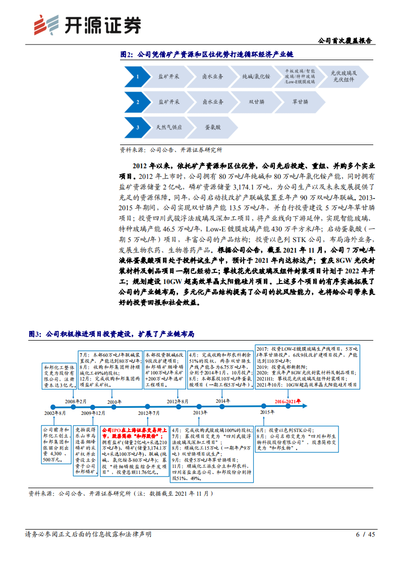 和邦生物-公司首次覆盖报告：&ldquo;化工+农业+光伏&rdquo;齐头并进，平台型布局助力业绩高增长-20211218.pdf 第6页