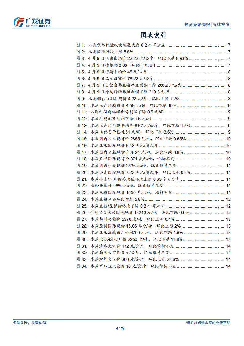 农林牧渔行业：本周猪价环比下跌9%，关注水产旺季来临-210411.pdf 第4页