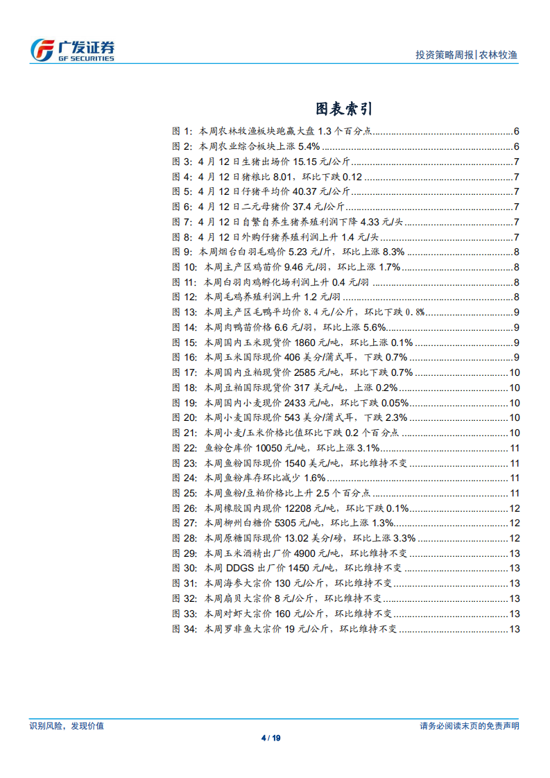 农林牧渔行业：存栏同比降幅扩大，去库存压制短期猪价上涨动力.pdf 第4页