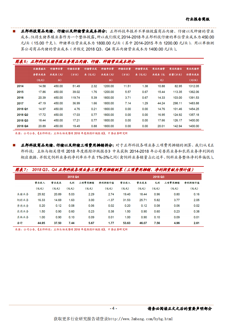 农林牧渔行业：对近日猪价上涨以及正邦生猪养殖完全成本的思考-190303.pdf 第4页