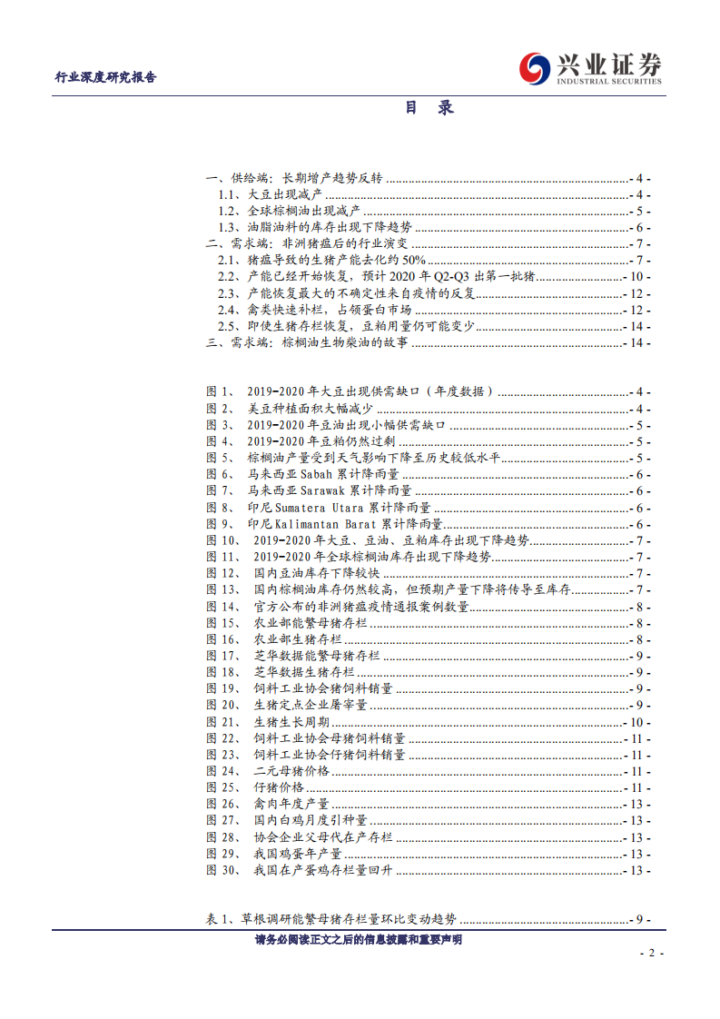 农林牧渔行业：久别重逢的牛市~油脂油料年度供需展望-200103.pdf 第2页