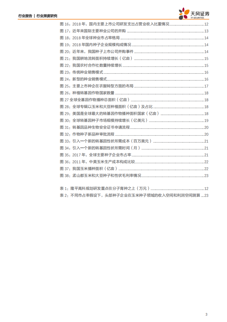 农林牧渔行业：种业底部复苏，转基因育种放开是否改变未来种业竞争格局？-200108.pdf 第3页
