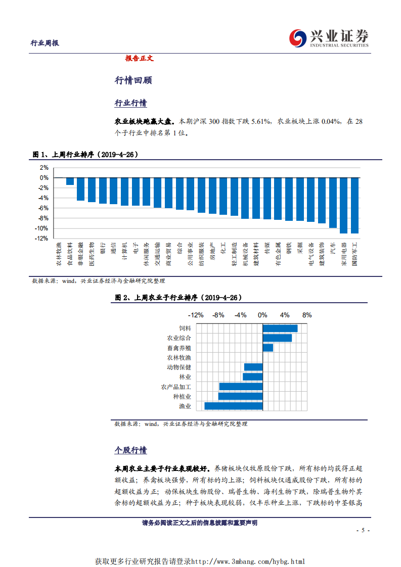 农林牧渔行业：猪价止跌回升，鸡苗创新高-190428.pdf 第5页
