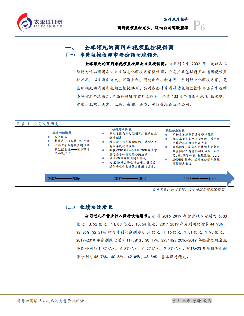 锐明技术-商用视频监控龙头，迈向自动驾驶蓝海-20201216.pdf 第6页
