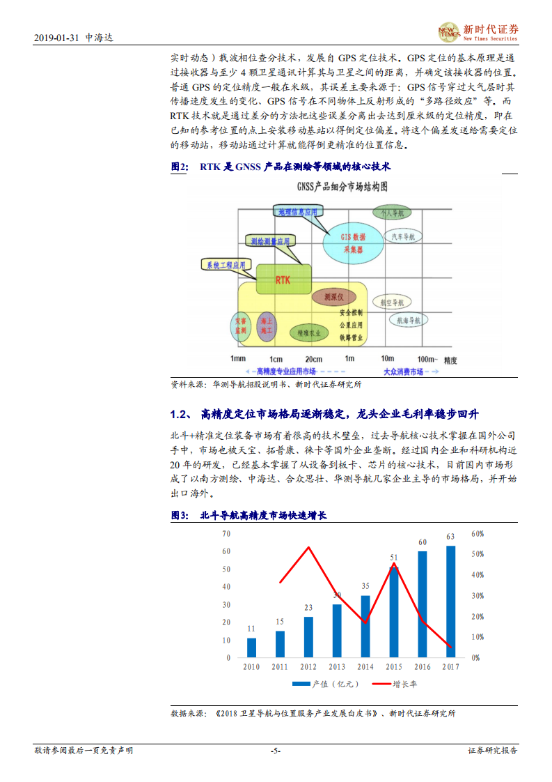 中海达：北斗卫星导航定位行业龙头，受益国土测绘和自动驾驶新需求.pdf 第5页