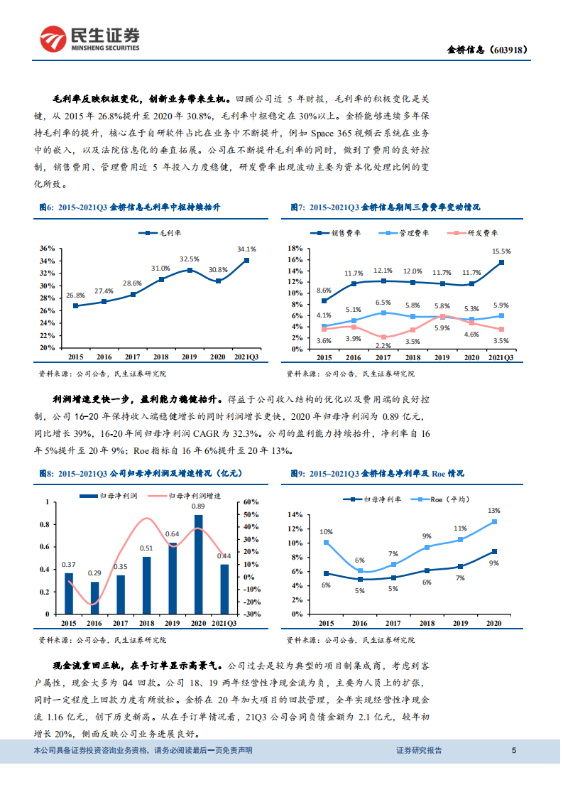 金桥信息-动态报告：低估值司法SaaS迎拐点，布局司法区块链技术拥抱元宇宙-20211222.pdf 第5页