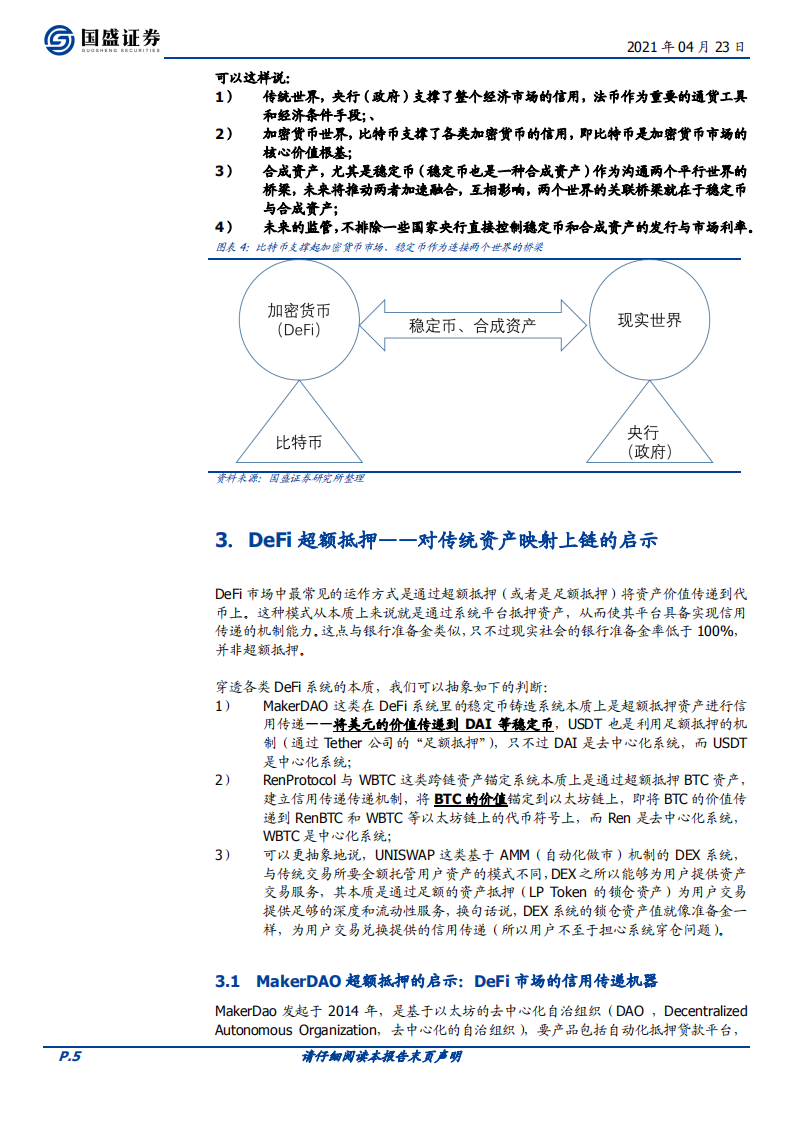 区块链行业：DeFi新金融（二），超额抵押与资产映射-210423.pdf 第5页