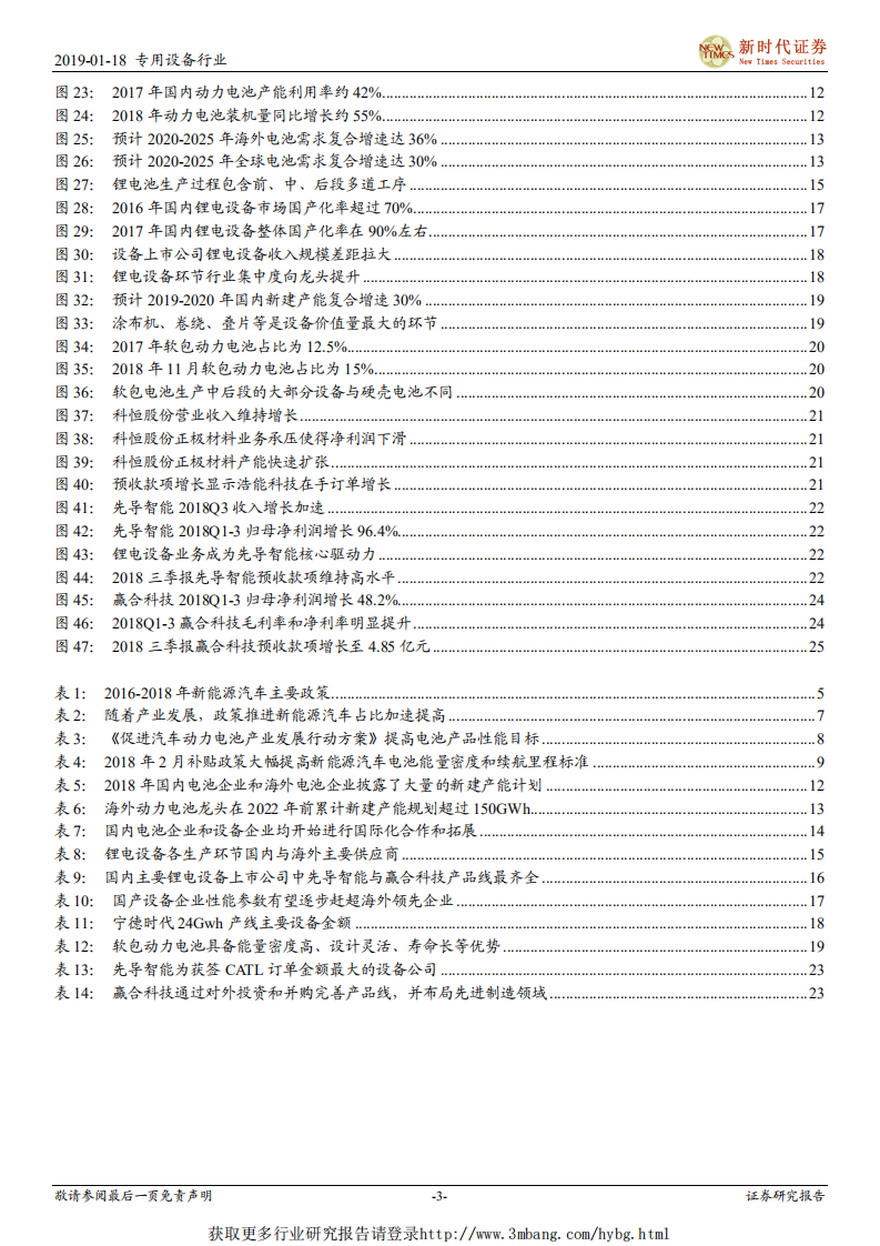 电力设备行业新能源汽车产业链之锂电设备篇：动力电池迎新一轮扩建，锂电设备龙头强者恒强-190118.pdf 第3页