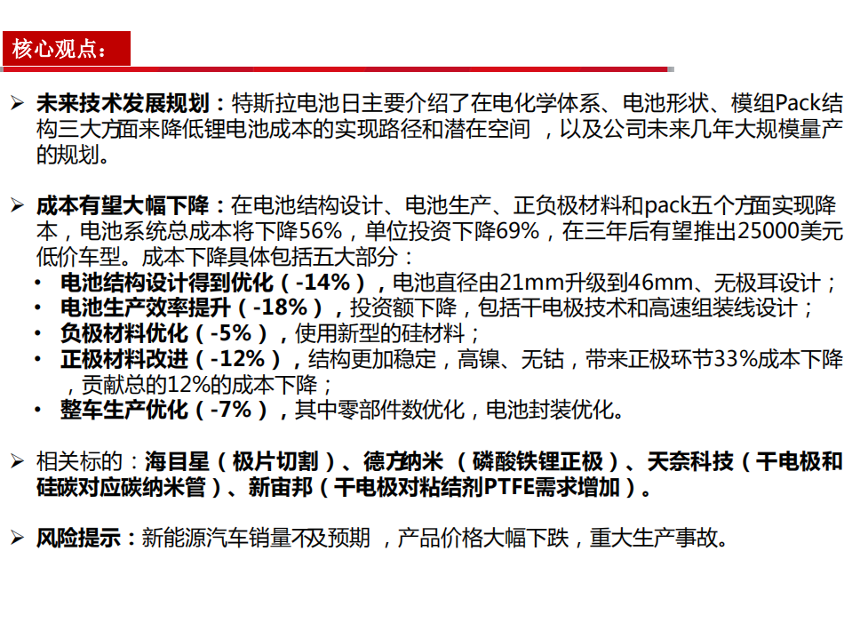 电力设备与新能源行业特斯拉电池日：技术创新符合预期，成本将大幅下降-20200924.pdf 第2页