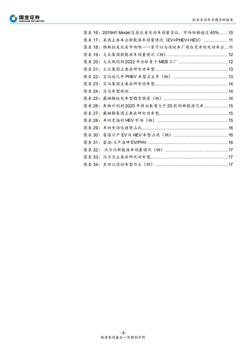 欧美电动车行业专题分析报告：欧美新能源车处爆发前夕，关注全球供应链-191230.pdf 第3页