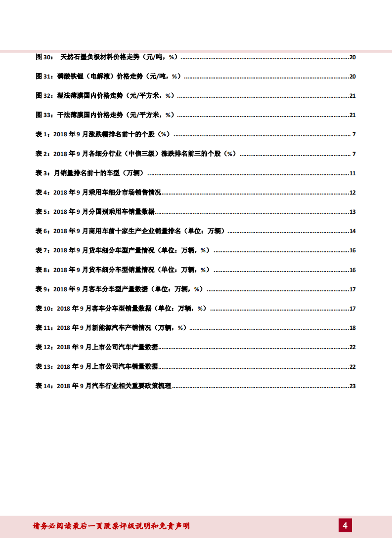 汽车行业：产销增速整体放缓，建议关注新能源汽车产业链-181026.pdf 第4页