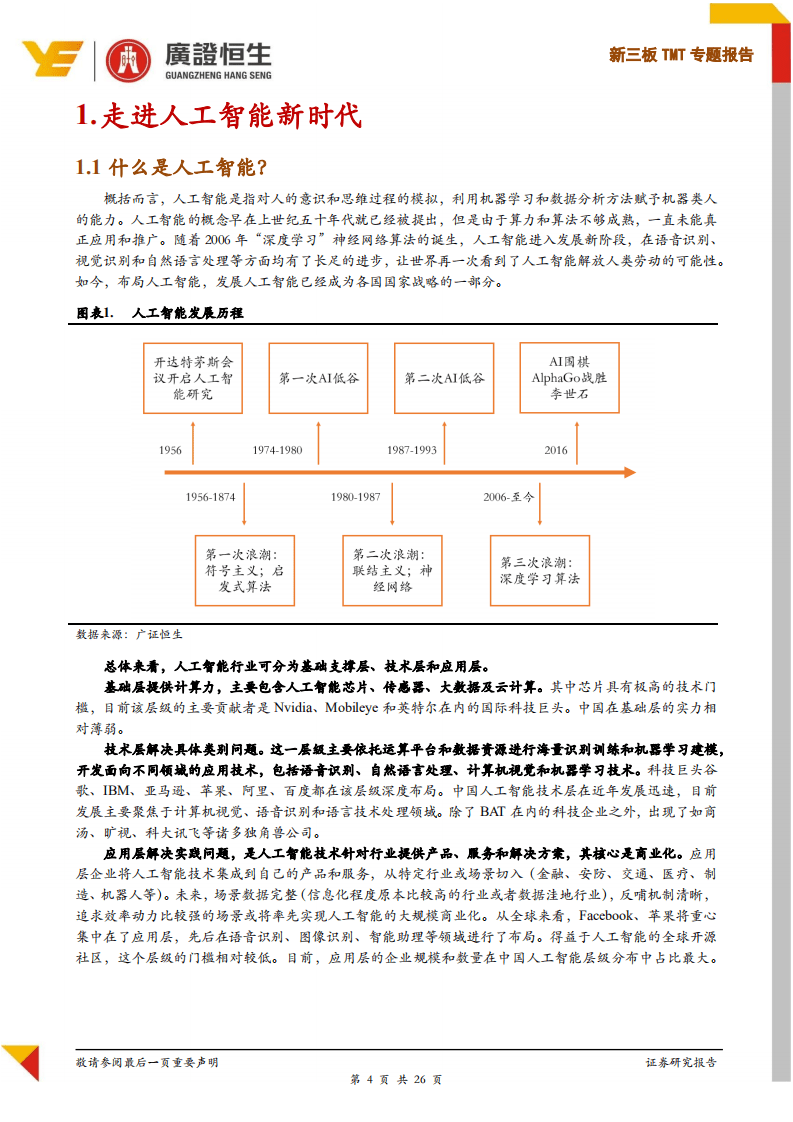 TMT行业新三板TMT专题报告：从中美投资差异看国内人工智能产业发展趋势-190801.pdf 第4页